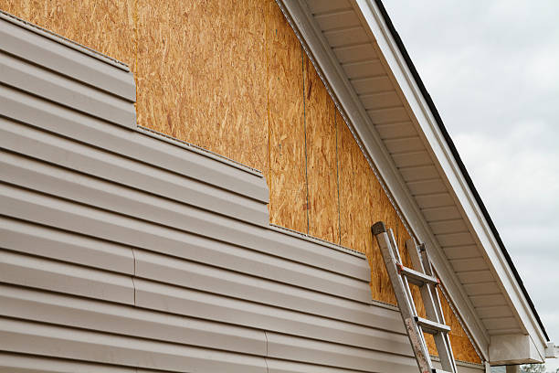 Professional Siding Repair technician working in West Sayville, NY